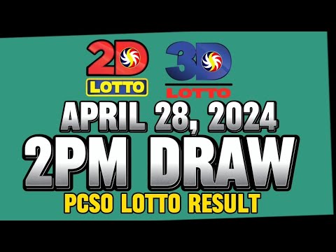 LOTTO 2PM DRAW 2D & 3D RESULT TODAY APRIL 28, 2024 #lottoresulttoday #pcsolottoresults #stl