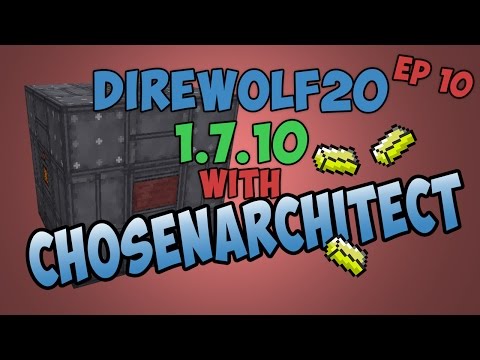 Lets Play Direwolf20 1.7.10 S1 E10 | Small Big Reactor