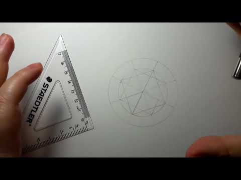 How to draw out a round diamond