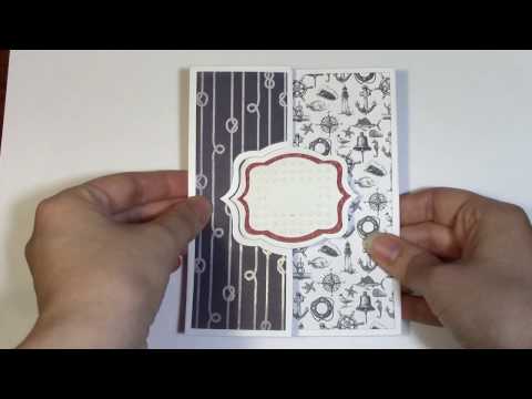 Flip Card Demo; a quick demonstration of a Sizzix flip card