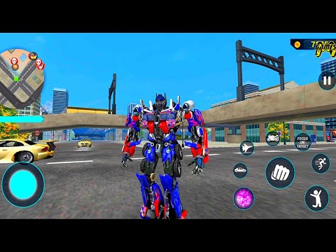 Optimus Prime Multiple Transformation Jet Robot Car Game 2020 #3 - Android Gameplay FHD