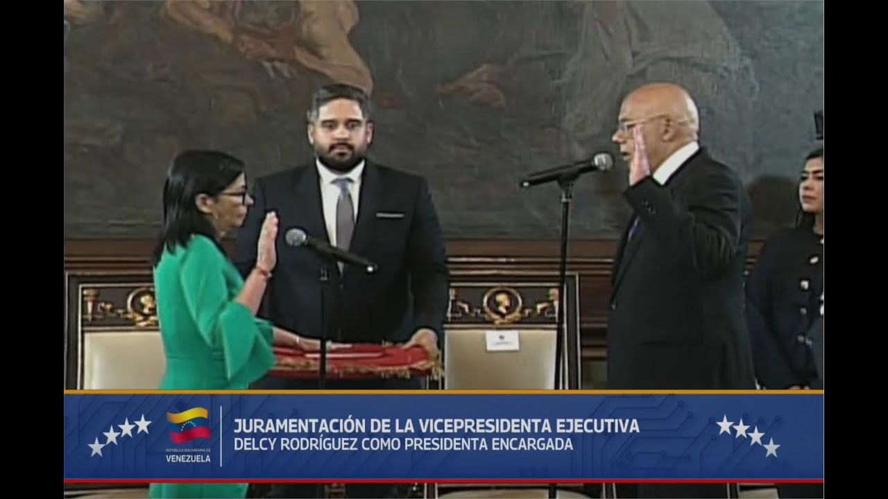 Juramentación de Delcy Rodríguez como Presidenta Encargada de Venezuela, 5 de enero de 2026