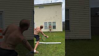 A marshmallow broke the window during Undodgeball😂 #funny #sports #tennis #game #comedy