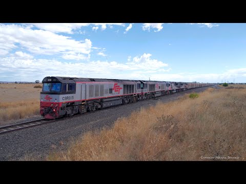 SCT 5PM9 Freight Train With CSR & SCT Class Diesel Locomotives (5/3/2023) - PoathTV Railways