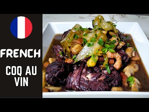 🇫🇷 French Coq au Vin Recipe Chicken Romantic Dinner@passportcookbook valentines