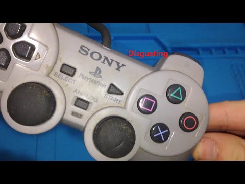Cleaning A PS1 DualShock Controller |TGM