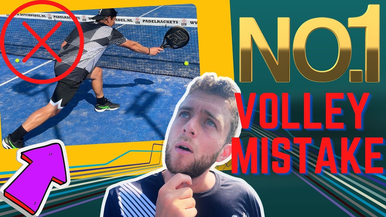 Solve the most common volley mistake hitting below net.