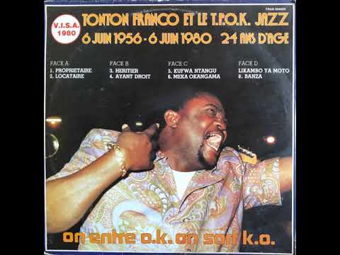 Tonton Franco & le T.P. O.K. Jazz 24 Ans D'Age (LP) 1980
