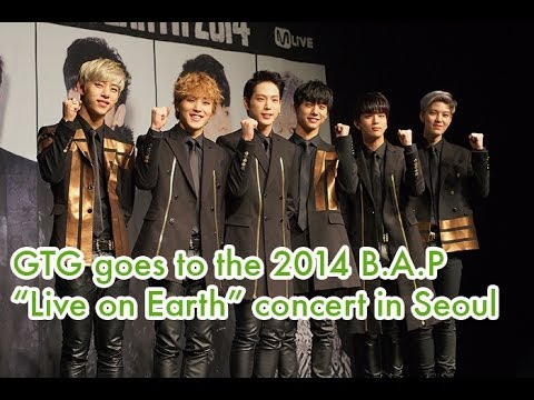 GTG goes to the 2014 B.A.P Live on Earth concert