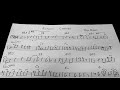Ray Brown / Autumn leaves (second chorus)(bass solo transcription)