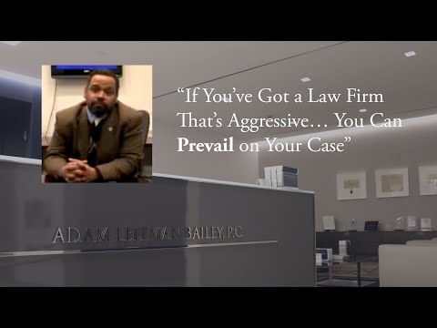 “If You’ve Got a Law Firm That’s Aggressive… You Can Prevail on Your Case” testimonial video thumbnail