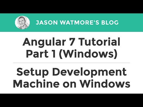 Angular 7 Dev Environment Setup