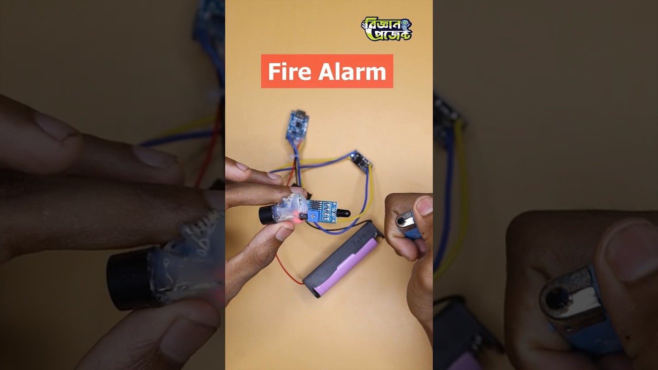 Fire Alarm Science Project Without Arduino Video Thumbnail