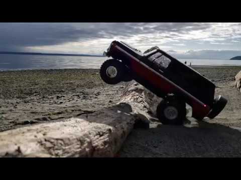 RC Trucks Rips Up A Beach In Stellar Slow Motion