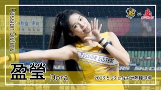 【台湾チア】盈瑩 Dora / Passion Sisters / 2023.5.23 詹子賢,周思齊 應援曲 + 嗆司曲 黃黃潮再起,CHARGE [中文歌詞]