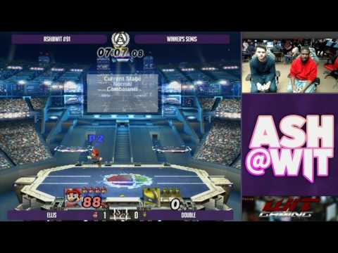 Ellis (Mario) vs Double (Lucario, Olimar) - ASH@WIT #91 PM Winner's Semis