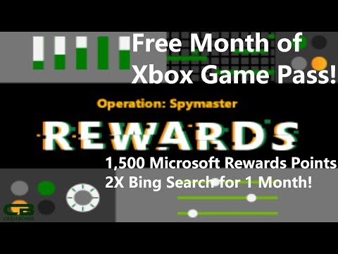 Operation Spymaster Overview - Free Month of Xbox Game Pass, 1,500 Points & More!