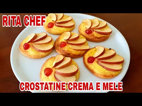 CROSTATINE CREMA E MELE🍎RITA CHEF | Semplici e deliziose.