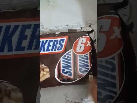 snickers chocolate 🍫#shorts #chocolate ×6 bar #littlesachu