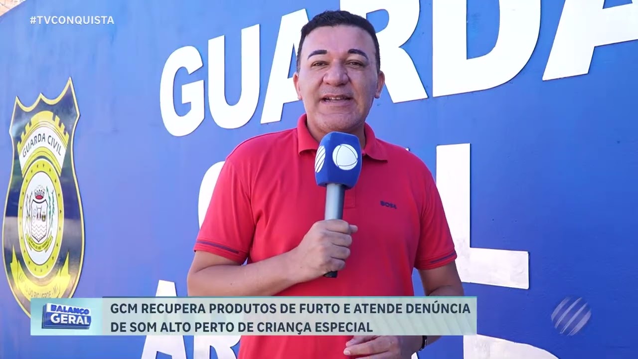 GCM recupera materiais furtados e atende denúncia no Bairro Bandeirantes