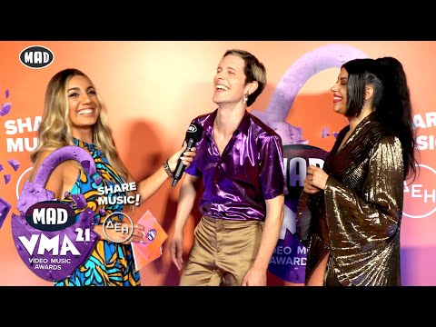 Katerine Duska και Leon Of Athens στις πρόβες των Mad VMA 2021 από τη ΔΕΗ