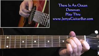 Donovan There Is An Ocean | Guitar Play Thru