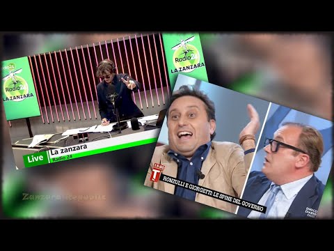 Lite furibonda Parenzo-Cerno in tv - La Zanzara 12.10.2022