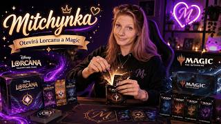 Mitchnka loví kartičky *Dnes otevřeme Lorcanu a k tomu Magic *