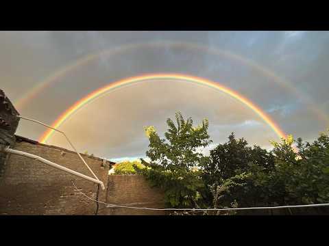 Arco íris de beleza extrema em Zabelê - Paraíba - 09/06/26