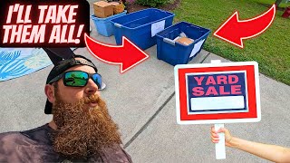 This yard sale was LOADED with hundred dollar bills!!!