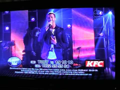 Australian Idol Top 9 Toby Moulton- I Want To Know What Love Is