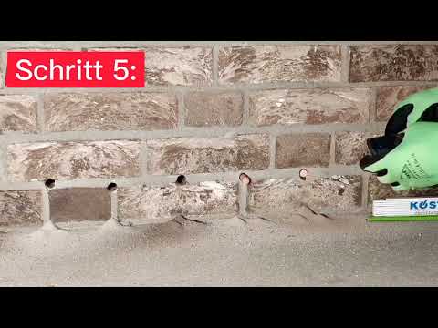 KÖSTER Crisin Sticks - einfache und kalkulationssichere Horizontalsperre auch für Hobbyhandwerker