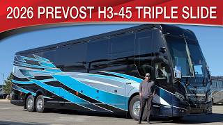 A preview image of the linked video showcasing 2026 Emerald Luxury Coaches Prevost H3-45 Triple Slide