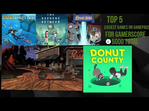 Top 5 easiest games for gamerscore on GamePass