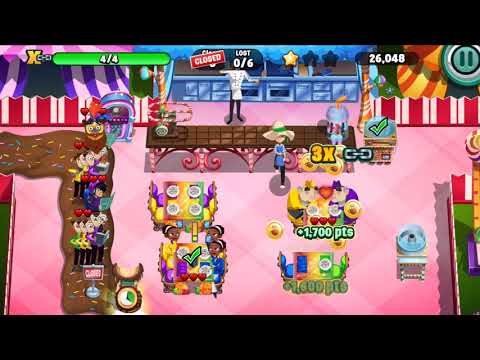 2018 Diner Dash Candy Carnival  level 155