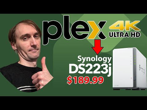 Synology DS223J RUN PLEX IN 4K. This is the best NAS for PLEX in 2024! Cheap
