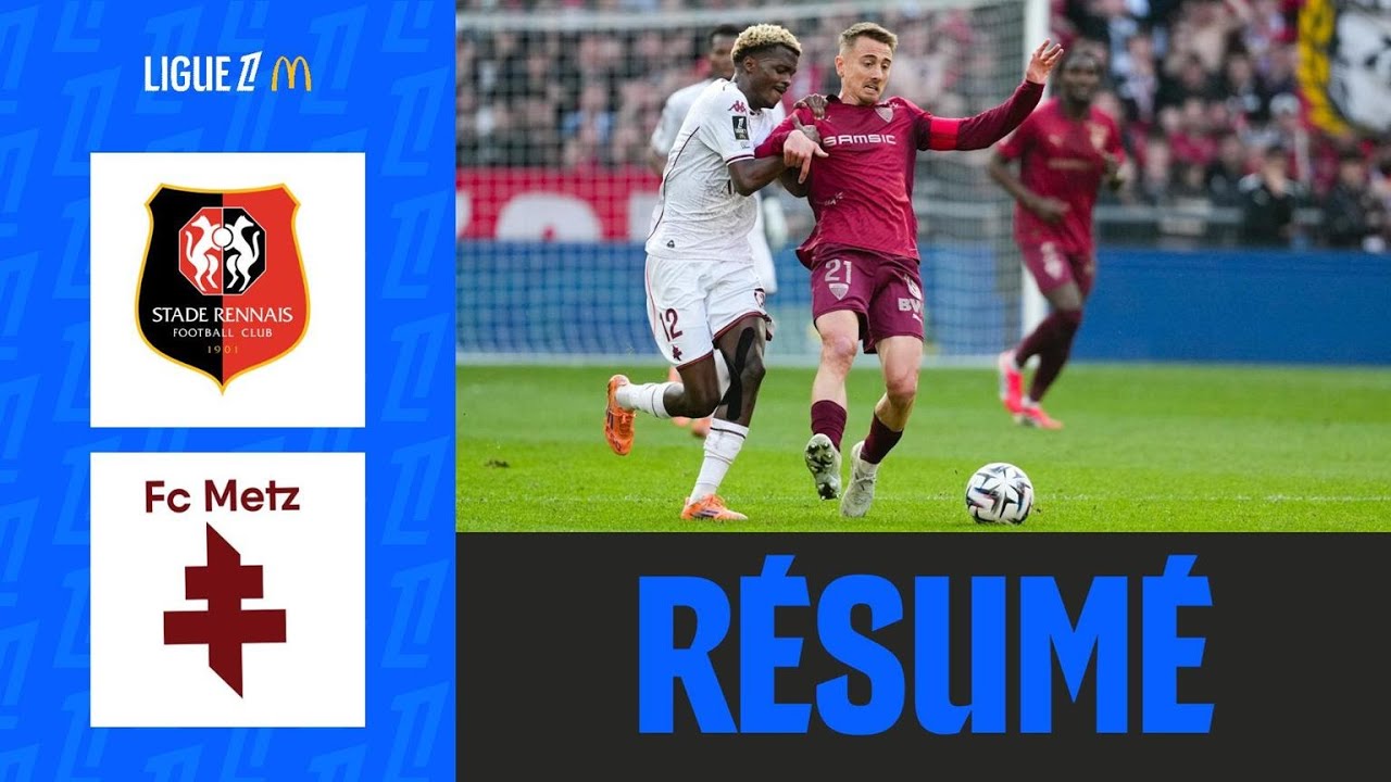 Stade Rennais vs Metz Highlights