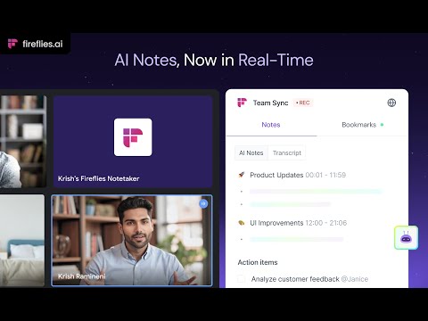 Real-Time Meeting Notes & Action Items with Fireflies 2025
