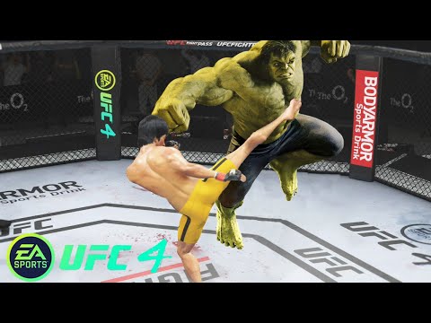 UFC4 Bruce Lee vs Hulk EA Sports UFC 4 - Epic Fight XSX