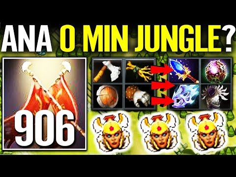 HOW TO JUNGLE IN 7.22 Dota 2!! +906 DMG Legion Commander Farmming Skill by ANA