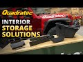 Quadratec Interior Storage Trays for Jeep Wrangler & Gladiator