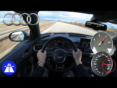 AUDI A6 AVANT C7 COMPETITION 326HP TOP SPEED ON GERMAN AUTOBAHN MAX ACCELERATION [4K TEST DRIVE]