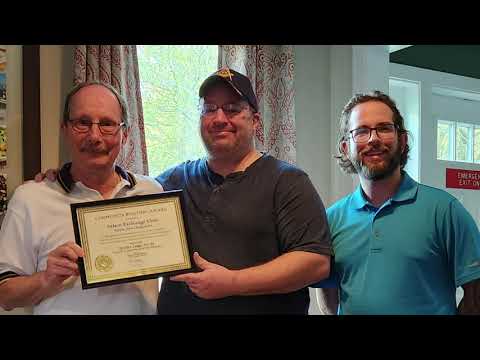 Exchange Club of Salem NH receives the Freemason's Community Builders Award
