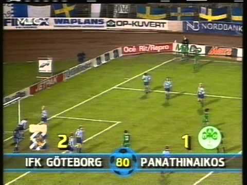1991 November 6 IFK Gothenburg Sweden 2 Panathinaikos Greece 2 Champions League