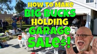Get Ready to GARAGE SALE! From Shopping to Holding them!
