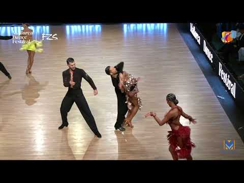 Tomer Zveniatsky - Elizaveta Pustornakova,ISR | 4th Round Samba|2025 WDSF European Latin Calvià, ESP