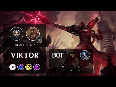 Viktor Bot vs Jinx - KR Challenger Patch 9.23