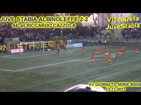 Juve Stabia-Albinoleffe 2-2 - i gol di Erpen e Cazzola [13-11-2011]