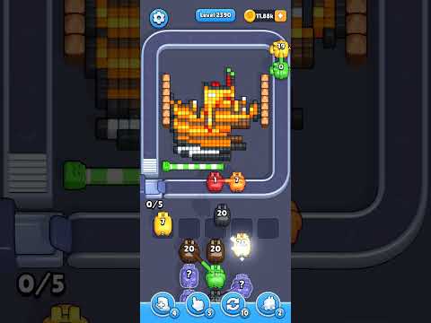 Pixel Flow Level 2390 Walkthrough