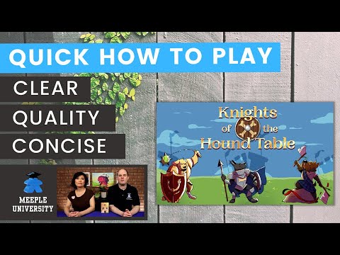 Knights of the Hound Table Board Game - Quick How to Play